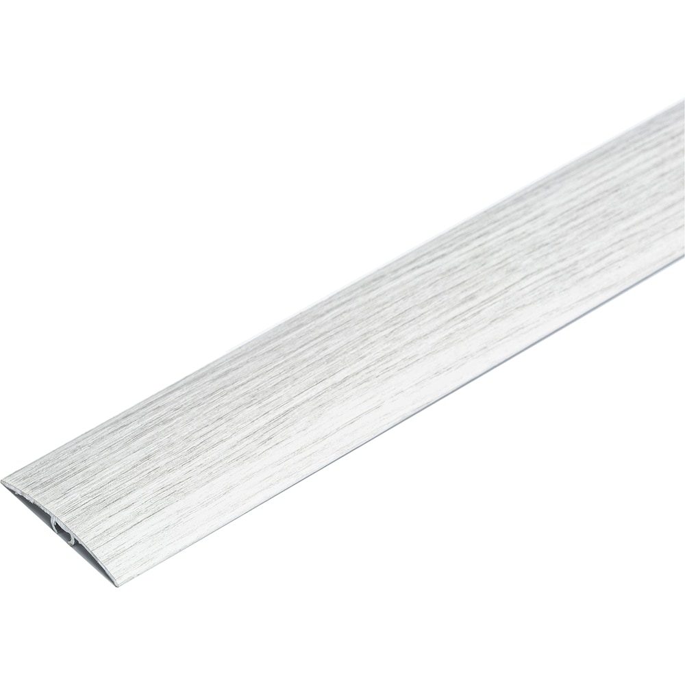 Prag trecere parchet Wood Class, 5 x 90 cm, aluminiu, stejar gri