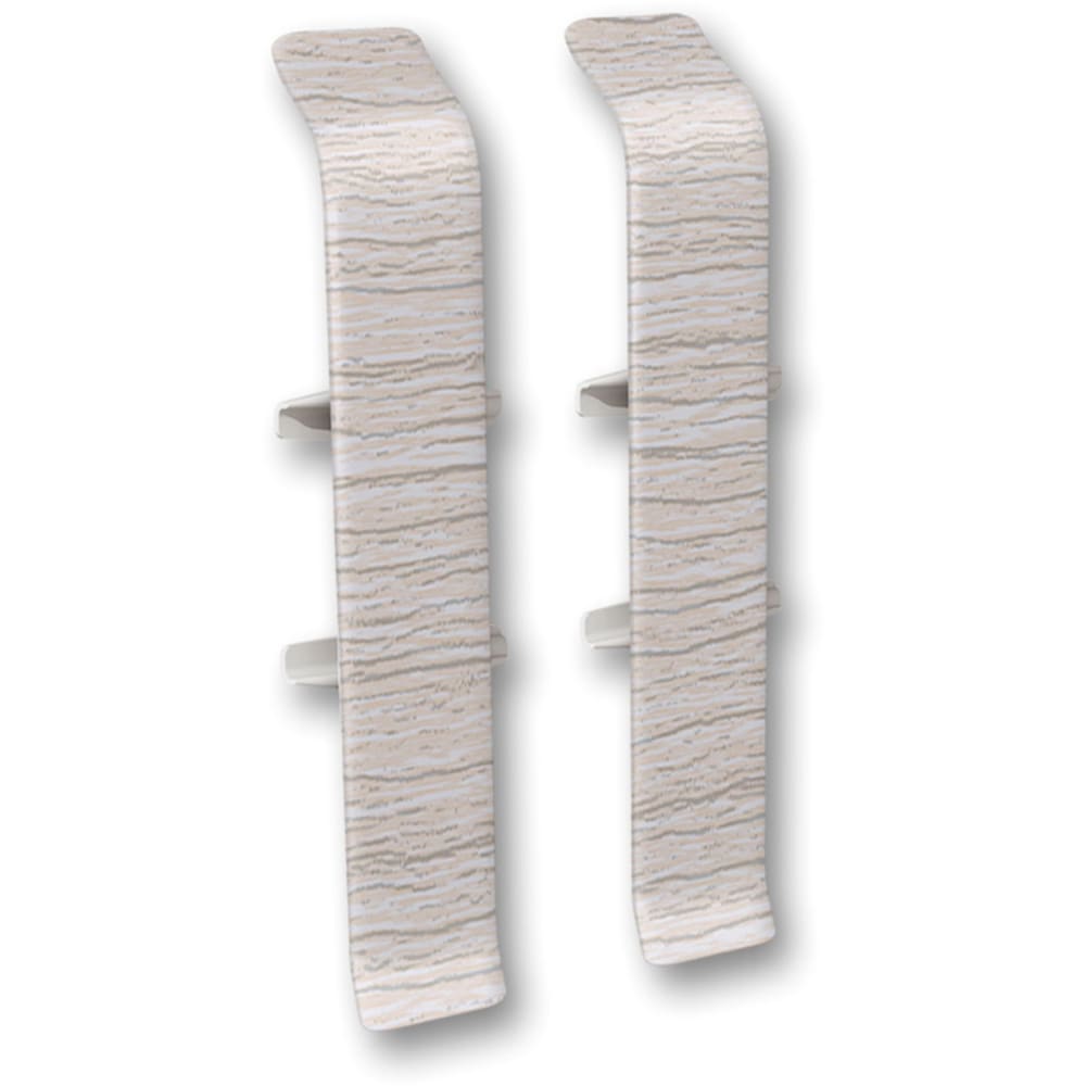 Element imbinare D85, PVC, 8.5 x 2 cm, 2 bucati, frasin gri