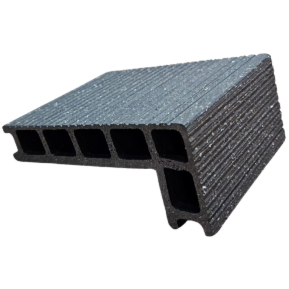 Profil WPC coltar inchidere, 220 x 14 x 6 cm, gri antracit