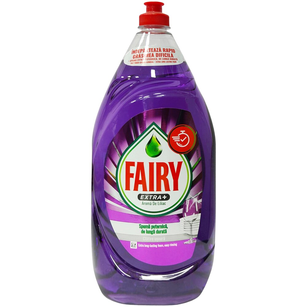 Detergent de vase FAIRY Extra+, Liliac, 1.35 l