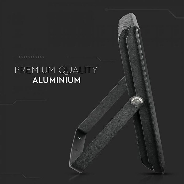 Proiector LED V-TAC 5964, 100W, 8500 lumeni, IP65, lumina calda, negru