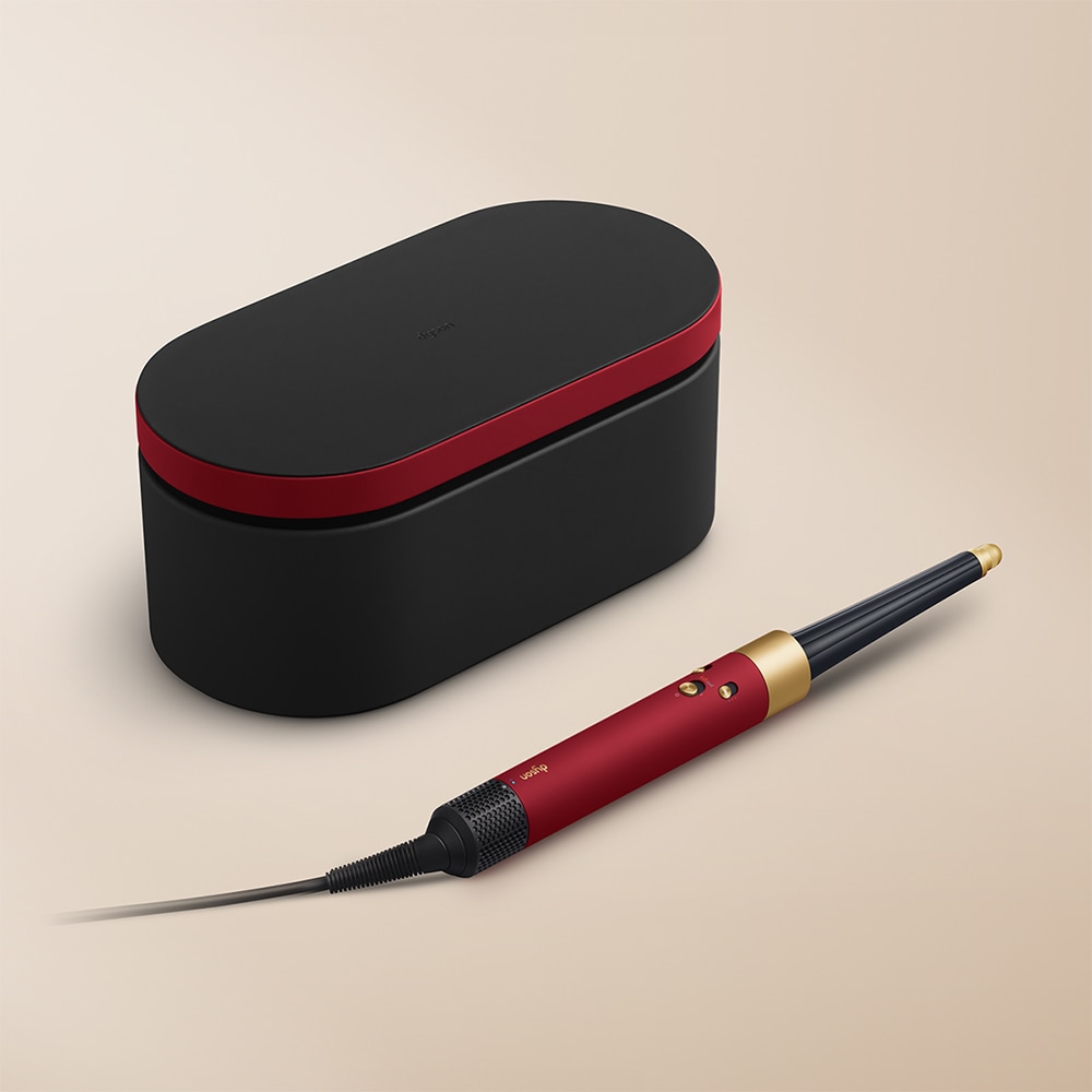 Trusa coafat Multistyler DYSON Airwrap HS08, 90 grade, invelis ceramic, rosu