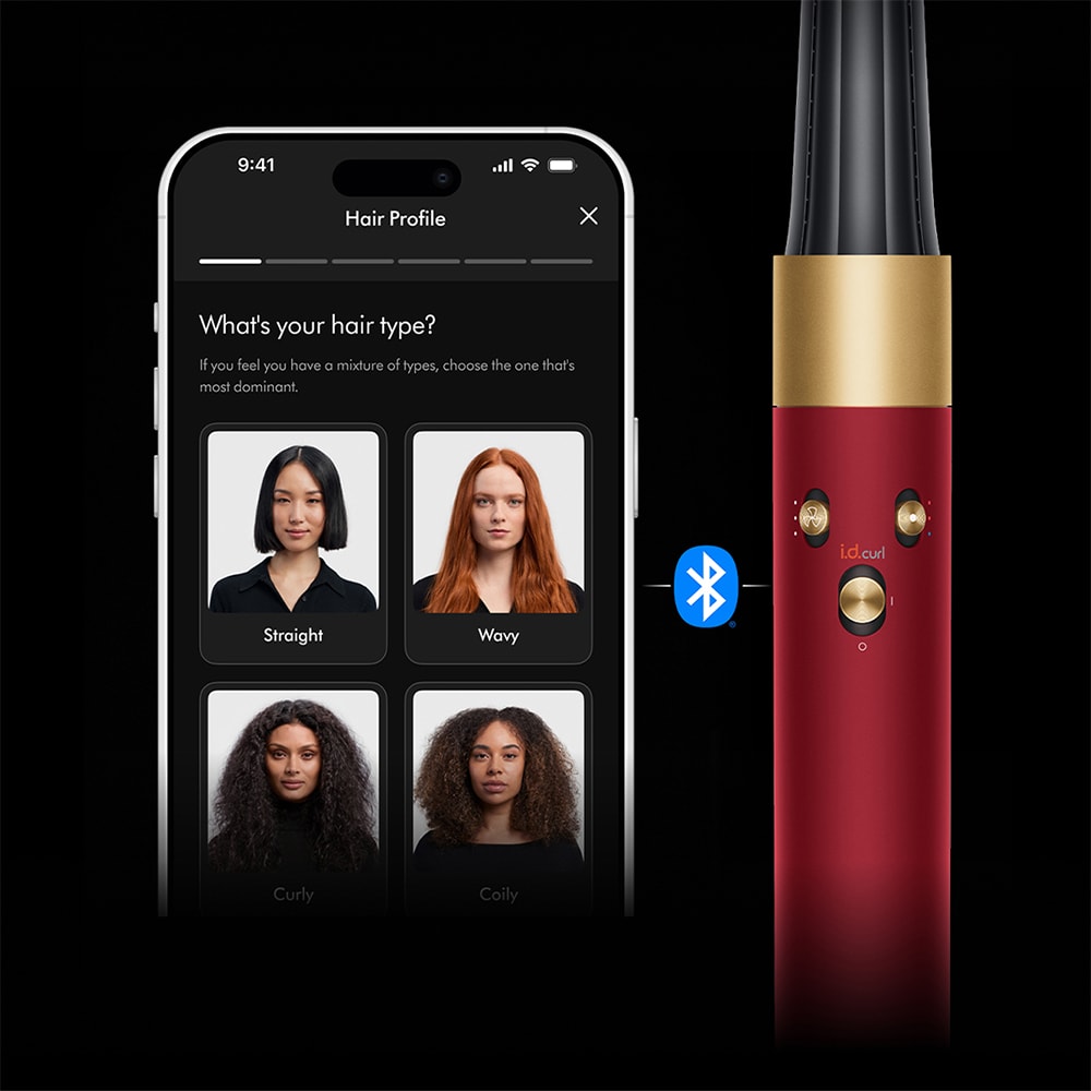 Trusa coafat Multistyler DYSON Airwrap HS08, 90 grade, invelis ceramic, rosu