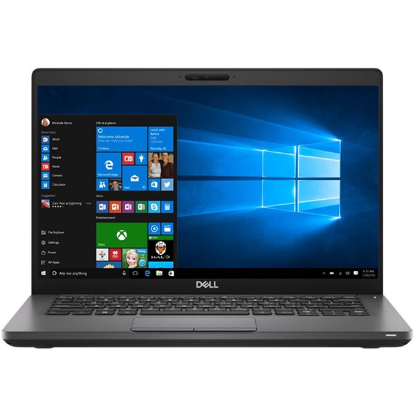 Laptop DELL Latitude 5401, Intel Core i7-9850H pana la 4.6GHz, 14" Full HD, 16GB, SSD 512GB, Intel UHD Graphics 630, Windows 10 Pro, negru