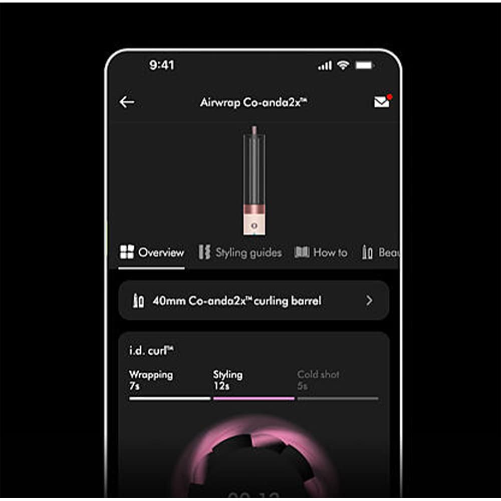 Trusa coafat Multistyler DYSON HS09 Airwrap, 90 grade, invelis ceramic, roz