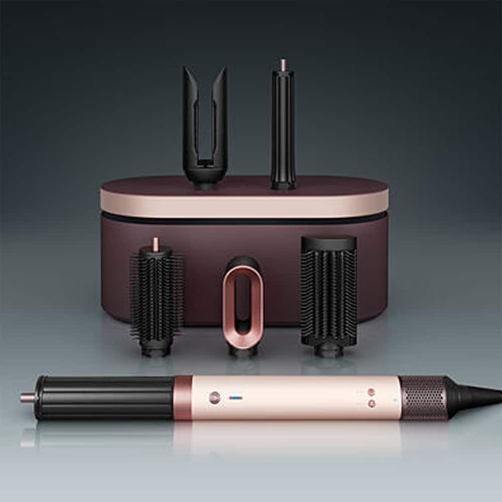 Trusa coafat Multistyler DYSON HS09 Airwrap, 90 grade, invelis ceramic, roz