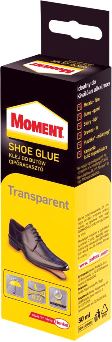 Adeziv pentru incaltaminte MOMENT Shoe Glue, transparent, 50 ml