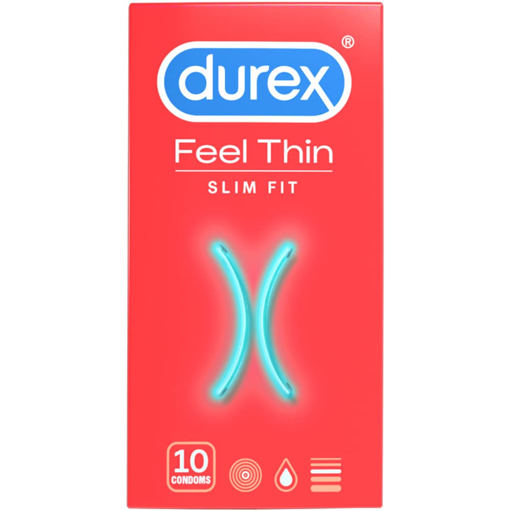 Prezervative DUREX Feel Thin Slim Fit, 10 buc
