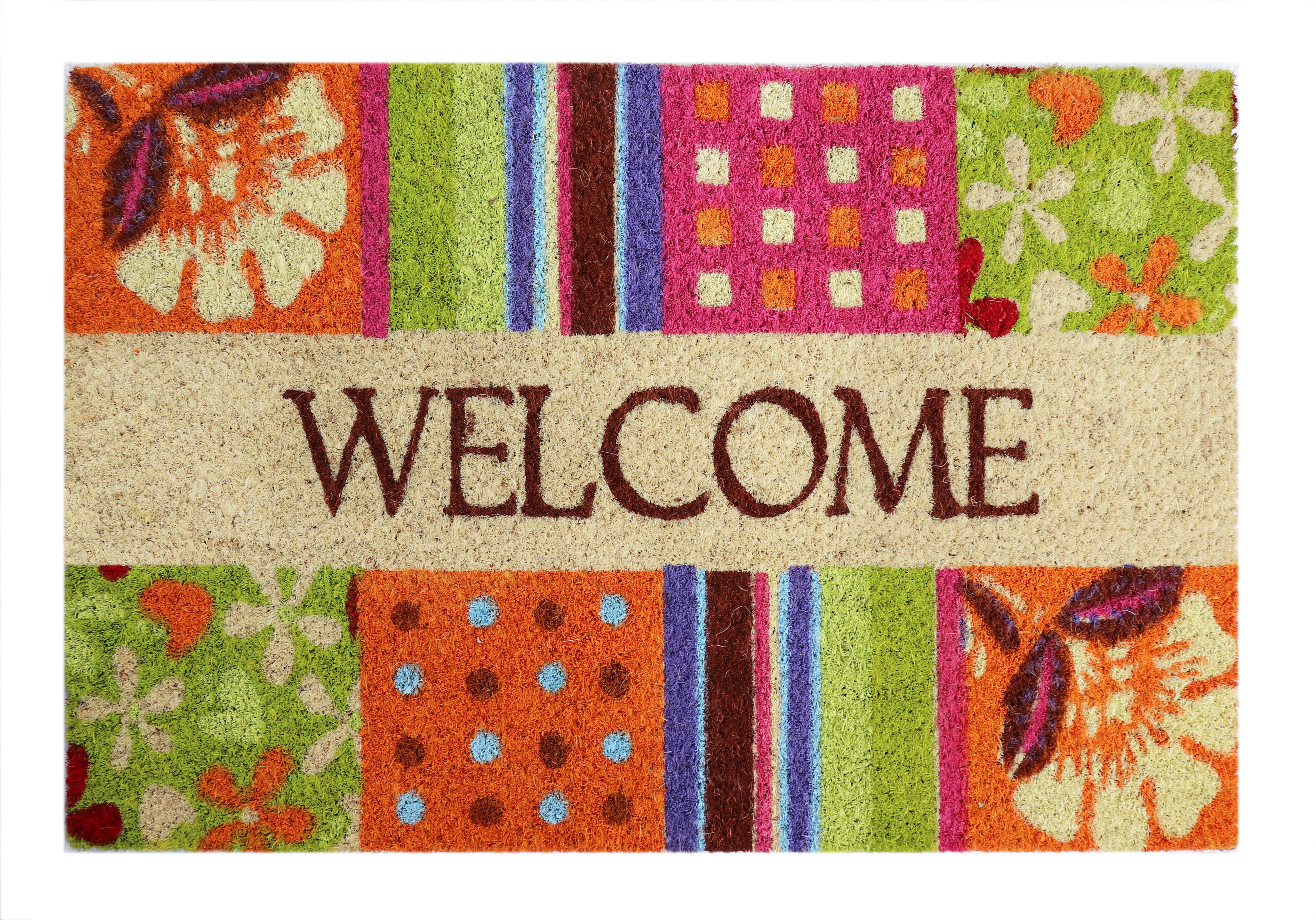 Covoras intrare UNIC SPOT, 40 x 60 cm, cocos, maro