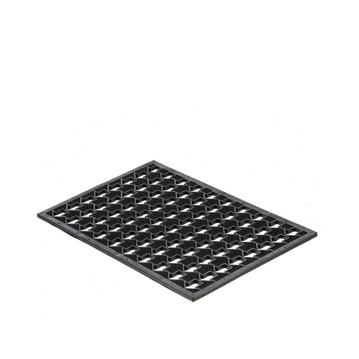 Covoras intrare UNIC SPOT, 45 x 75 cm, cauciuc, negru