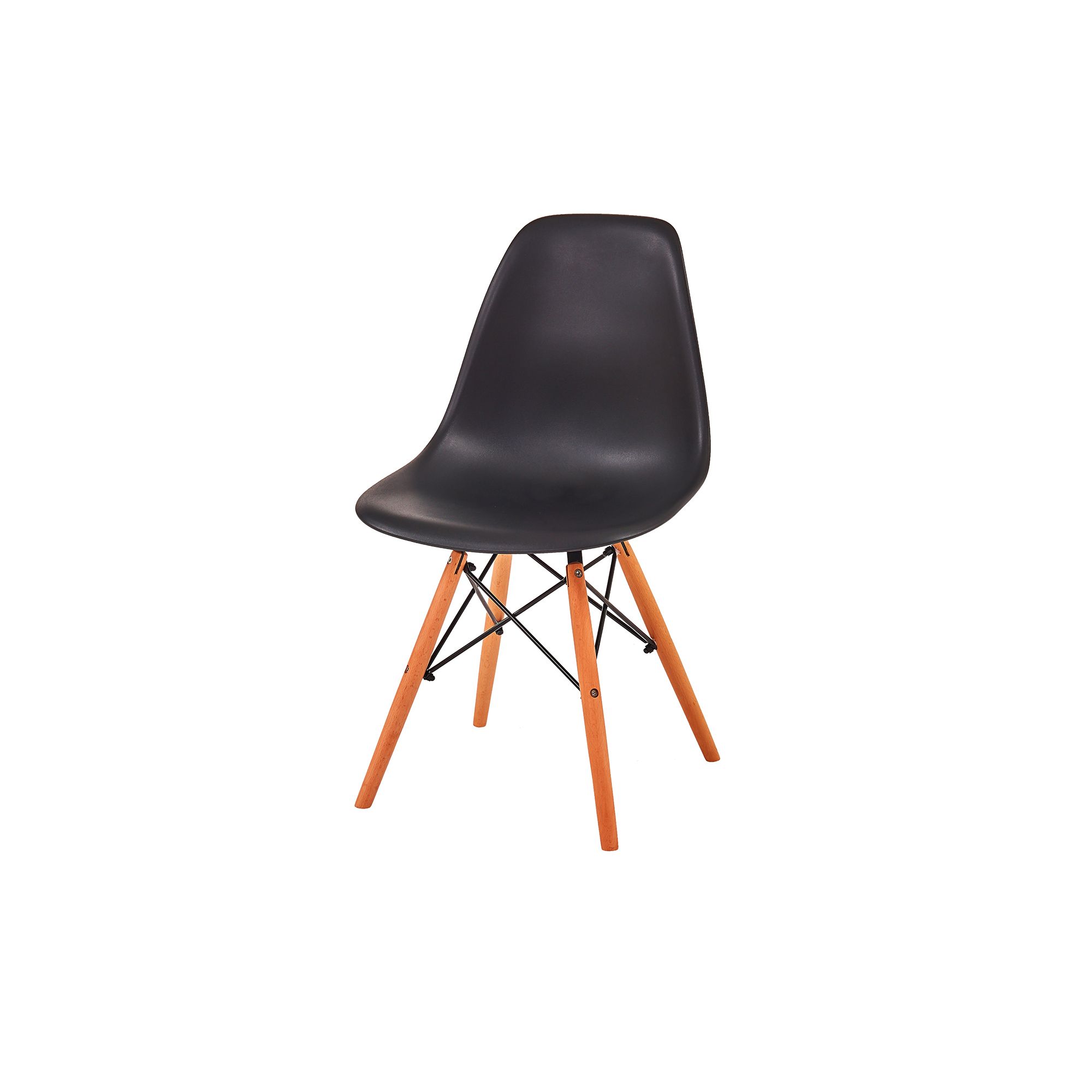Scaun living UNIC SPOT Lunaria, 46.5 x 56 x 81 cm, negru