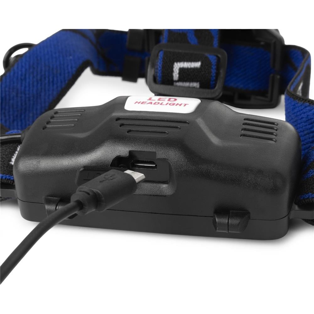 Lanterna LED frontala ENTAC EHL-ZOOM-5W-ALU, 600LM, IP44, negru