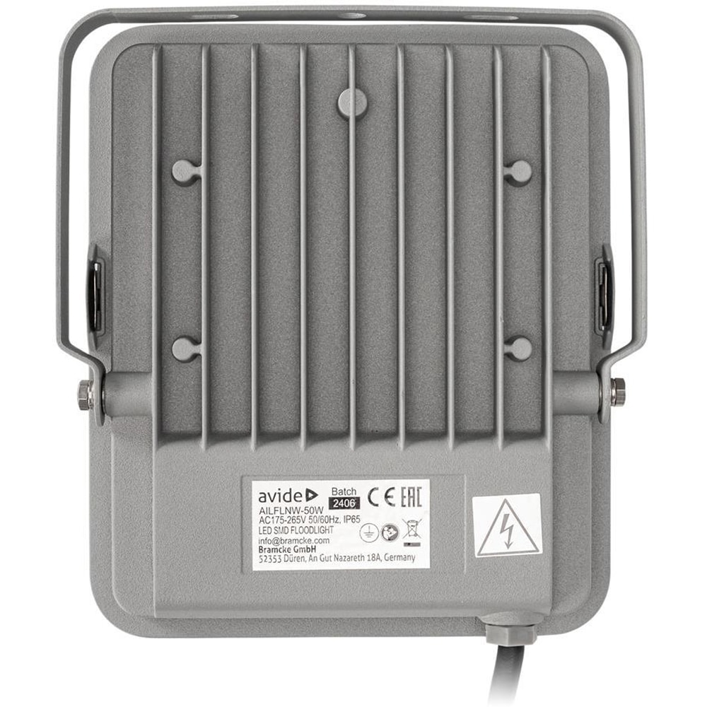 Lampa de lucru AVIDE AILFLNW-50W, 50W, 8000lm, argintiu