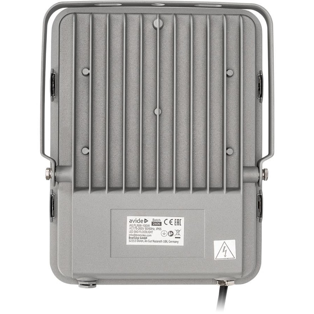 Lampa de lucru AVIDE AILFLNW-100W, 100W, 16000lm, argintiu