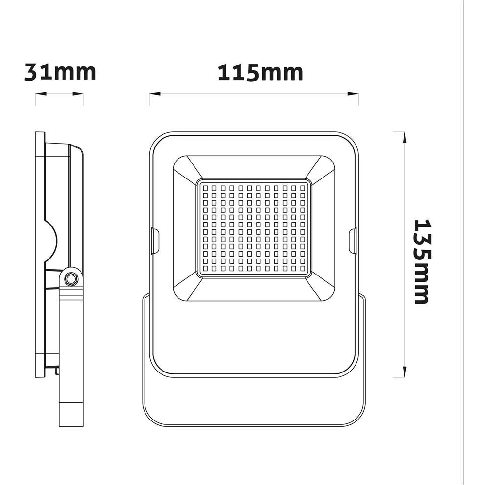 Lampa de lucru AVIDE AILFLNW-30W, 30W, 4800lm, argintiu