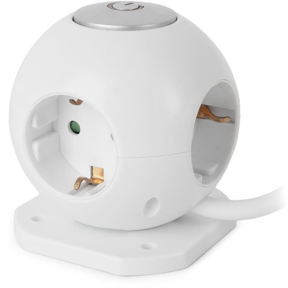 Prelungitor ENTAC ESC1.5G3-USB-GLOBE, 3680W, 1.5m, alb