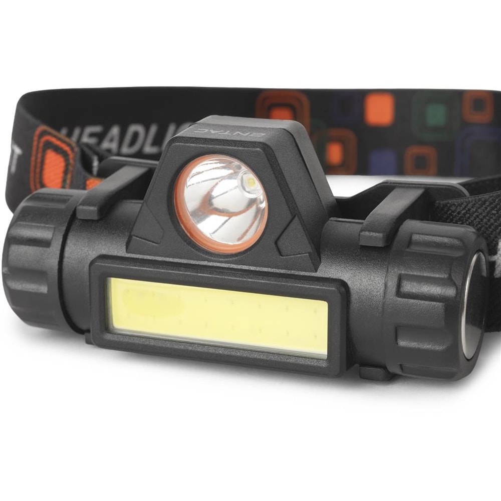 Lanterna LED frontala ENTAC EHL-3W-180R, 120LM, IP65, negru