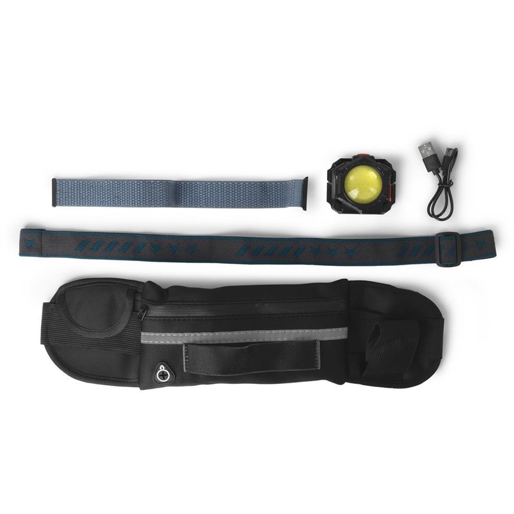 Lanterna LED frontala ENTAC EHL-RE-MF, 350LM, IP54, negru