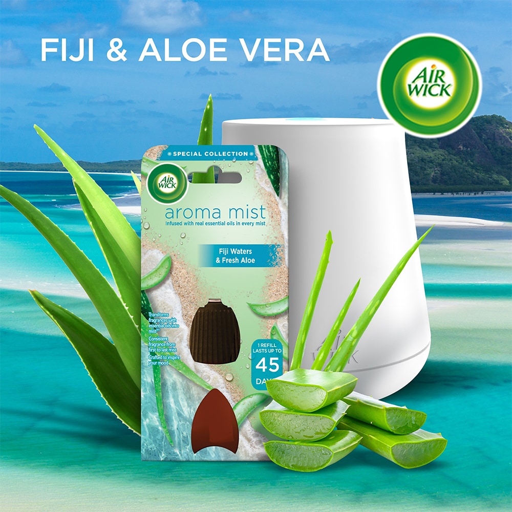 Rezerva difuzor uleiuri esentiale AIR WICK, Fiji & Aloe Vera, 20 ml