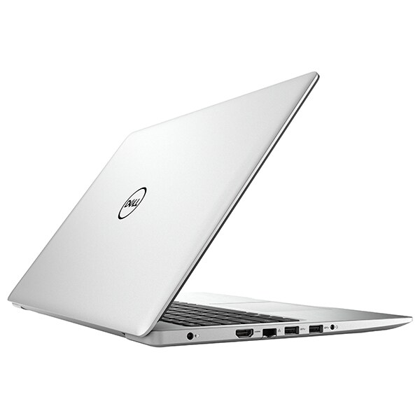 Laptop DELL Inspiron 5570, Intel Core i5-8250U pana la 3.4GHz, 15.6" Full HD, 8GB, 2TB, AMD Radeon 530 2GB, Windows 10 Home, Argintiu