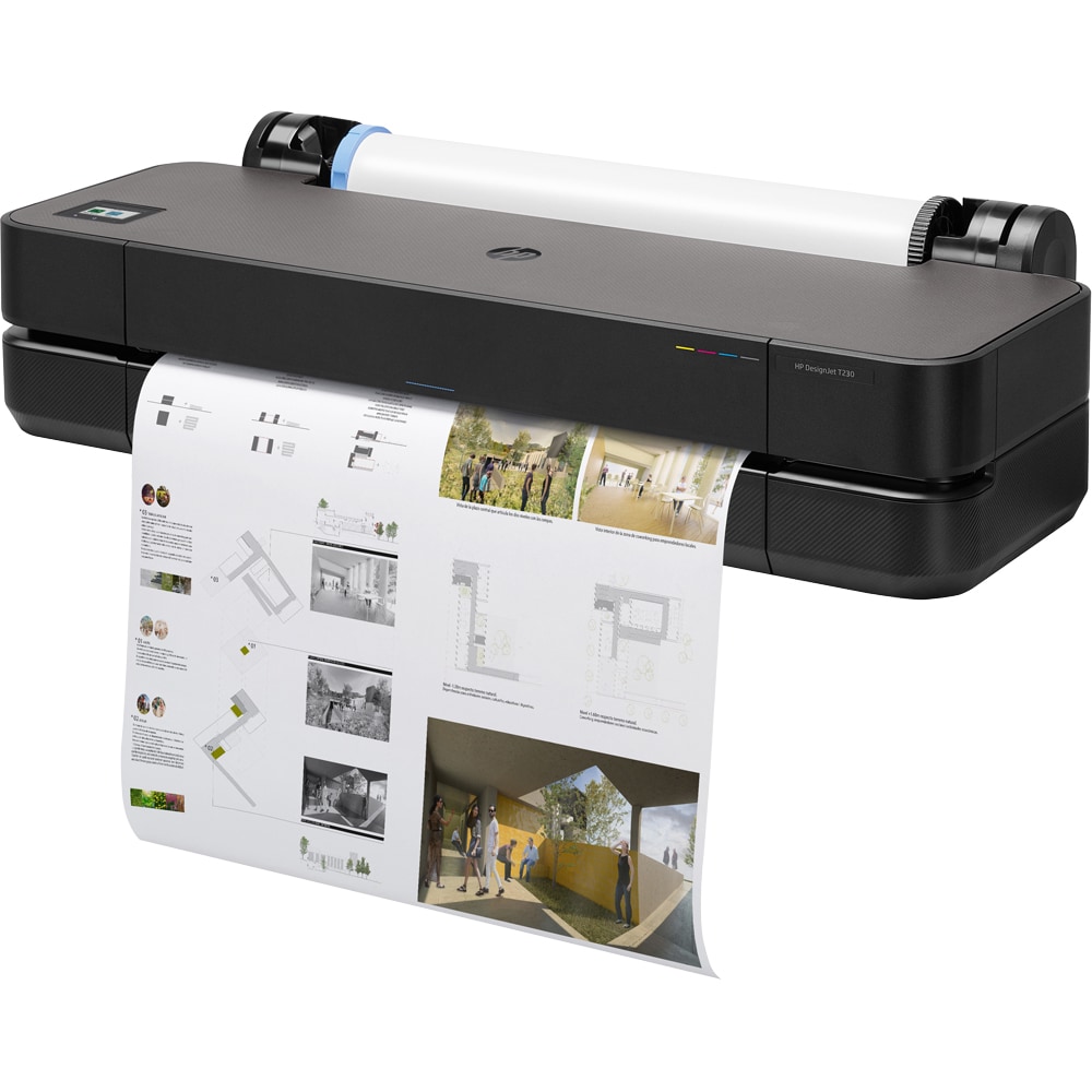 Plotter HP DesignJet T230 2025 edition, 24 inch, A1, USB, Retea, Wi-Fi