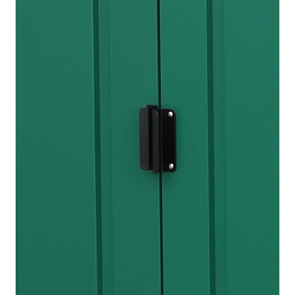 Casuta gradina DURAMAX Eco 8X8, otel, 262 x 242.2 x 191 cm, verde