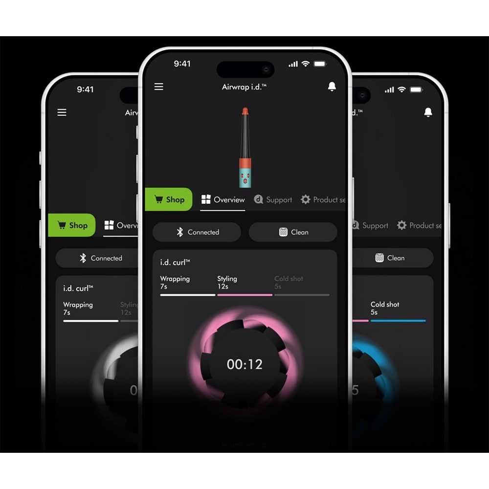 Trusa coafat Multistyler DYSON Airwrap HS08, 90 grade, invelis ceramic, roz