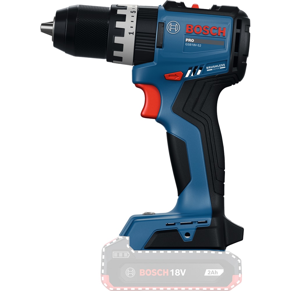 Masina de gaurit si insurubat cu percutie BOSCH Professional GSB, 18V-52, 18V, 1900rpm, 70Nm