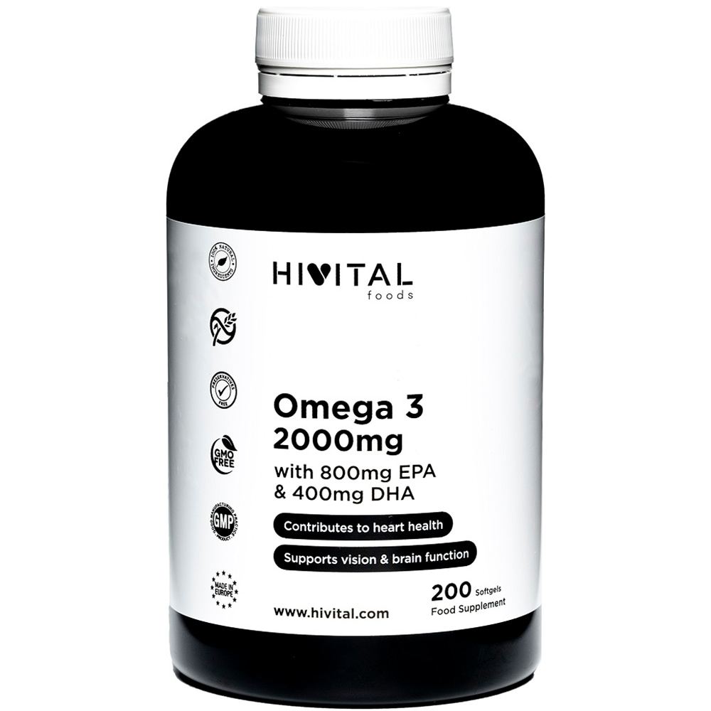 Supliment Omega 3 2000 mg, 200 capsule, HIVITAL