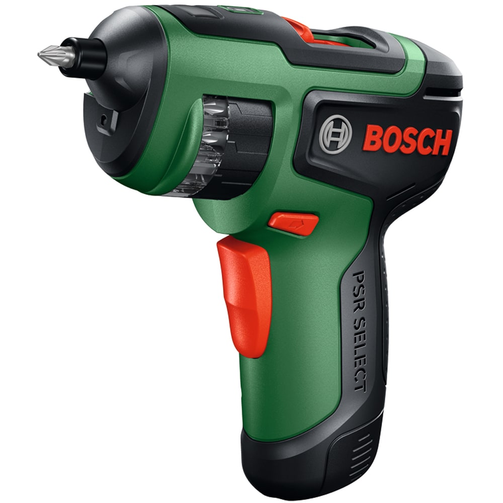 Surubelnita electrica BOSCH PSR Select, 4V, 210rpm, 7.5Nm, 12 accesorii