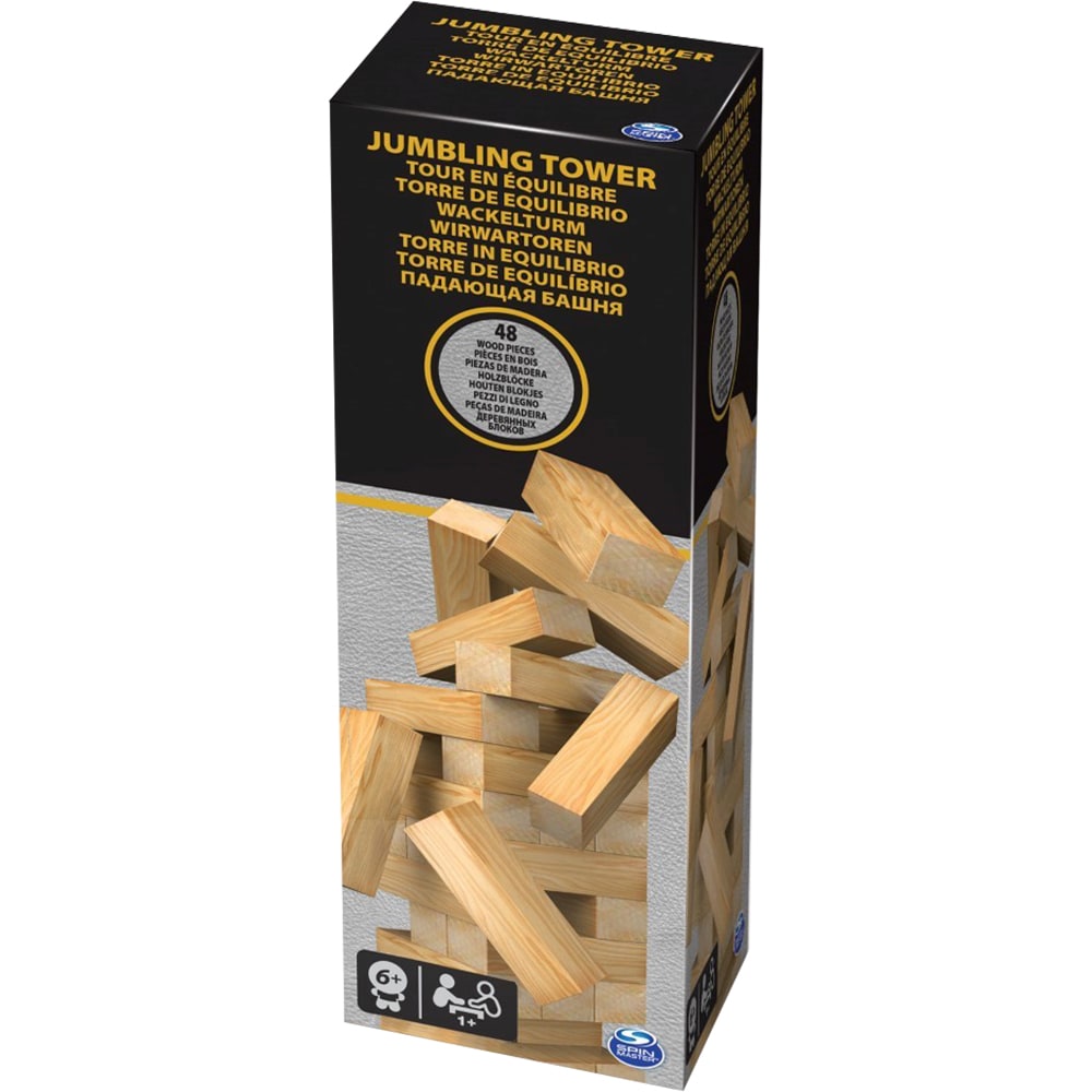Joc de societate SPINMASTER Turnul buclucas 6041518A , 6 ani+, 2-4 jucatori