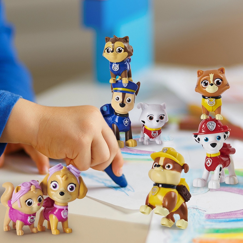 Set figurine PAW PATROL Kitty Catastrophe 6058524, 3 ani+, multicolor
