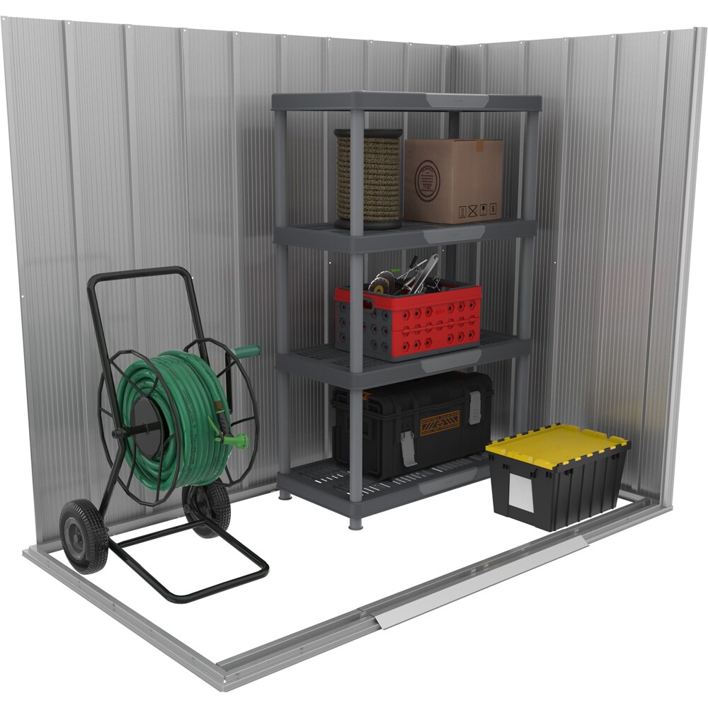 Casuta gradina DURAMAX Eco 6X4, otel, 202 x 122.2 x 180.5 cm, antracit