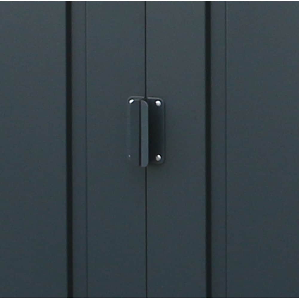 Casuta gradina DURAMAX Eco 8X6, otel, 262 x 182.2 x 191 cm, antracit