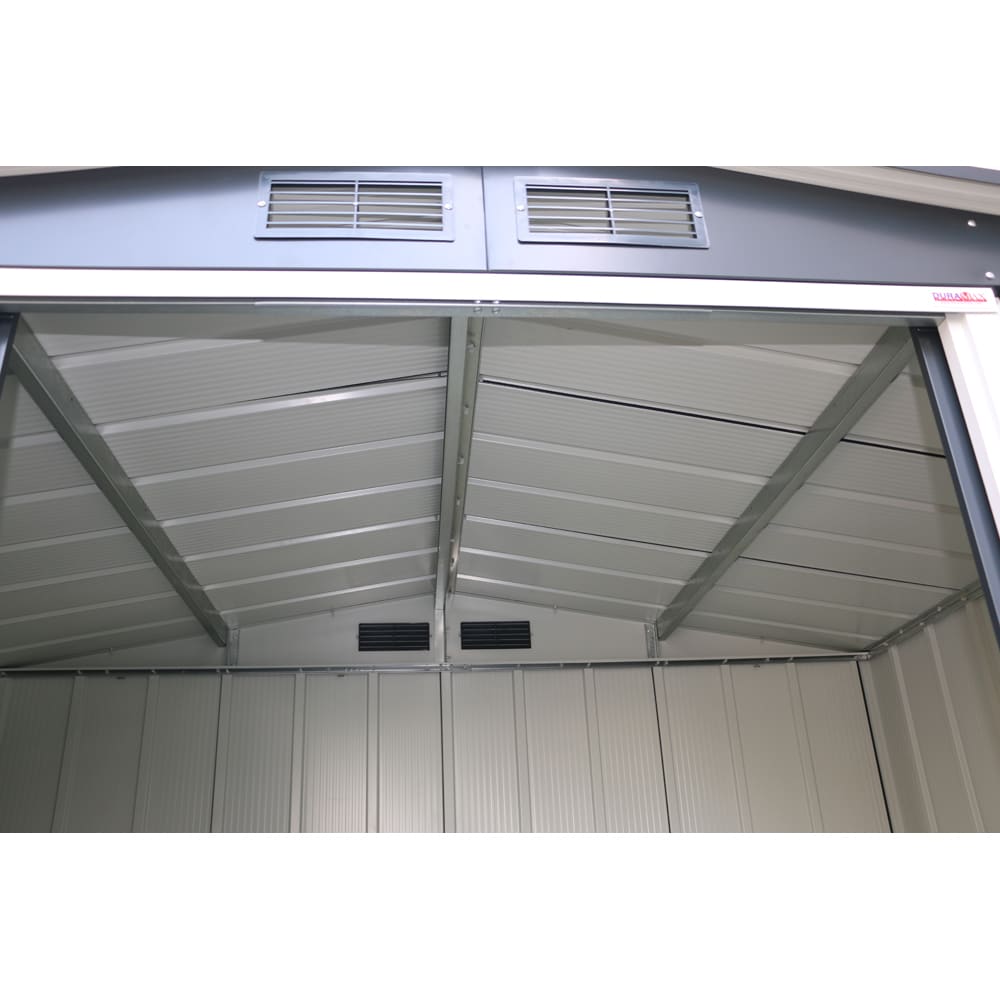 Casuta gradina DURAMAX Eco 8X6, otel, 262 x 182.2 x 191 cm, antracit