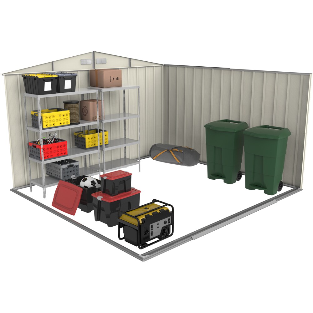 Casuta gradina DURAMAX Eco 10X10, otel, 322.1 x 302.3 x 196.1 cm, antracit