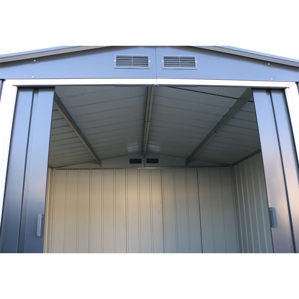 Casuta gradina DURAMAX Eco 10X10, otel, 322.1 x 302.3 x 196.1 cm, antracit