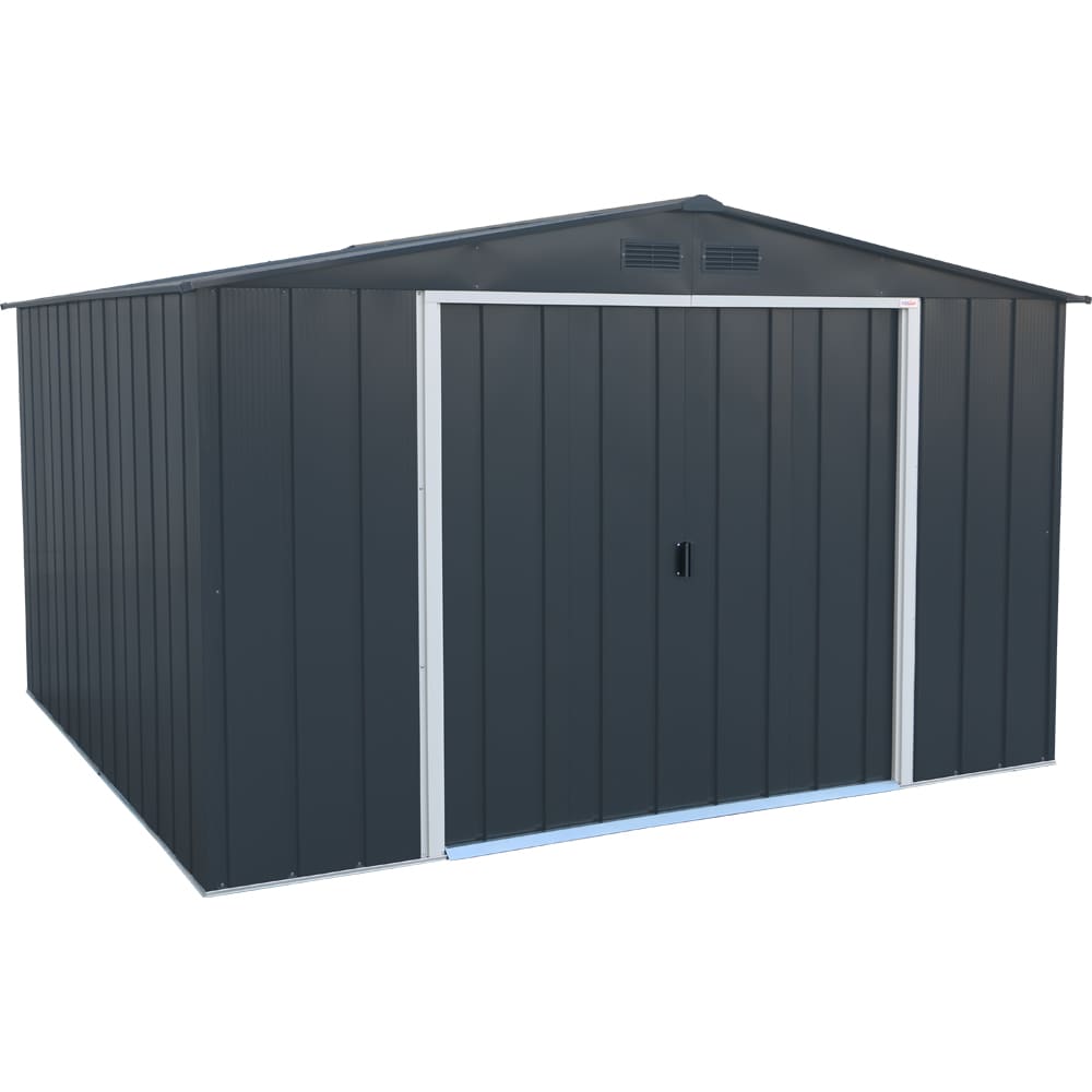 Casuta gradina DURAMAX Eco 10X10, otel, 322.1 x 302.3 x 196.1 cm, antracit