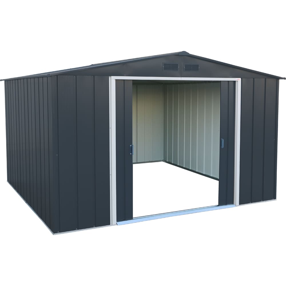 Casuta gradina DURAMAX Eco 10X10, otel, 322.1 x 302.3 x 196.1 cm, antracit