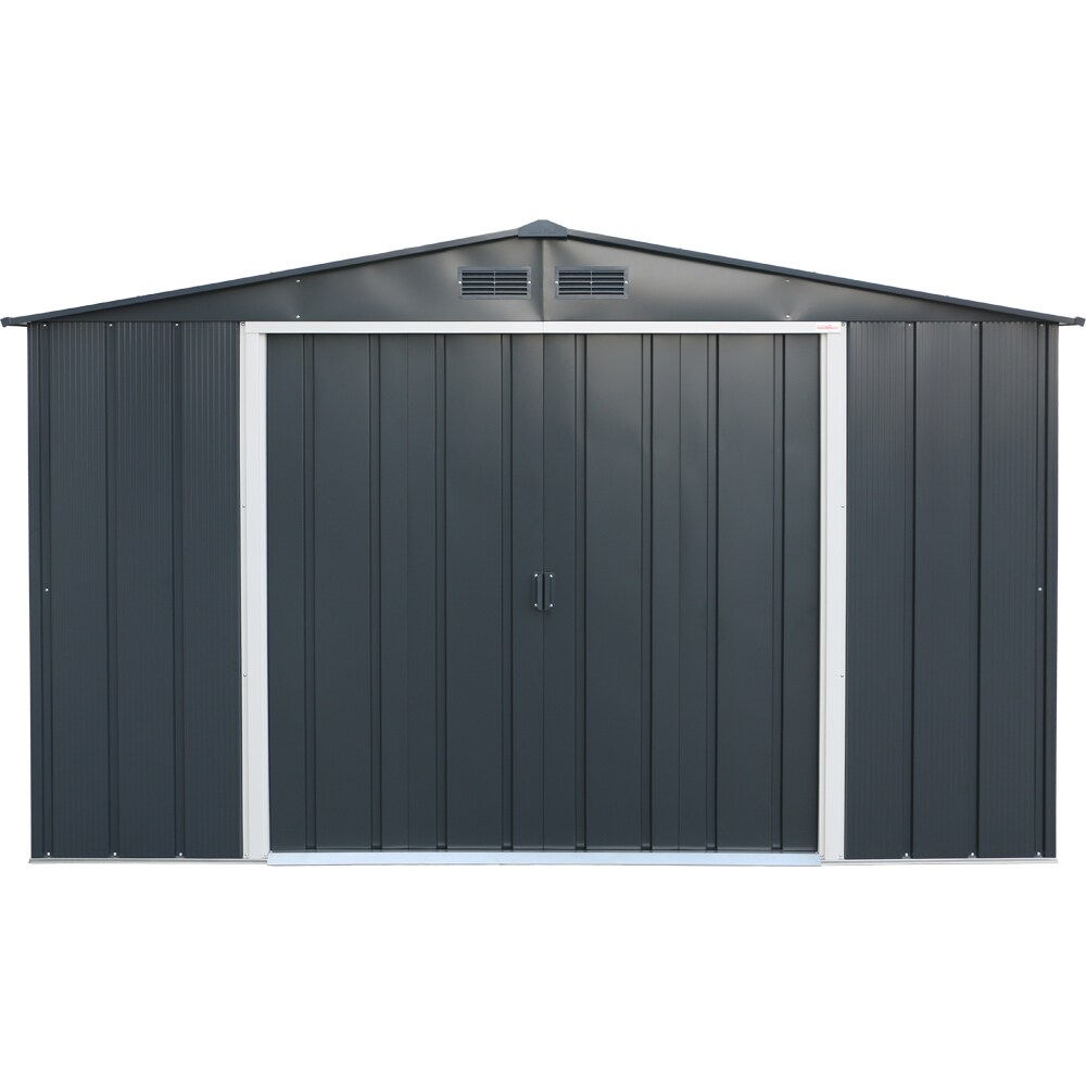 Casuta gradina DURAMAX Eco 10X10, otel, 322.1 x 302.3 x 196.1 cm, antracit