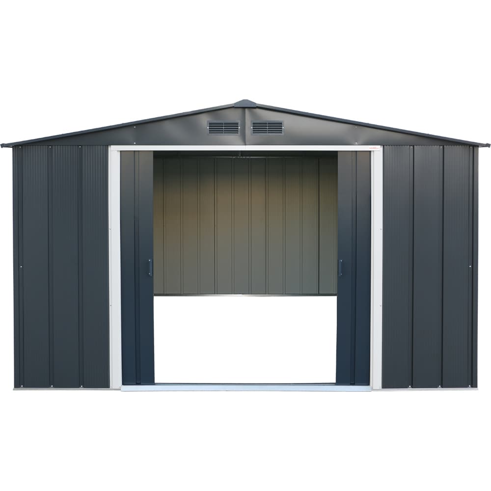 Casuta gradina DURAMAX Eco 10X10, otel, 322.1 x 302.3 x 196.1 cm, antracit