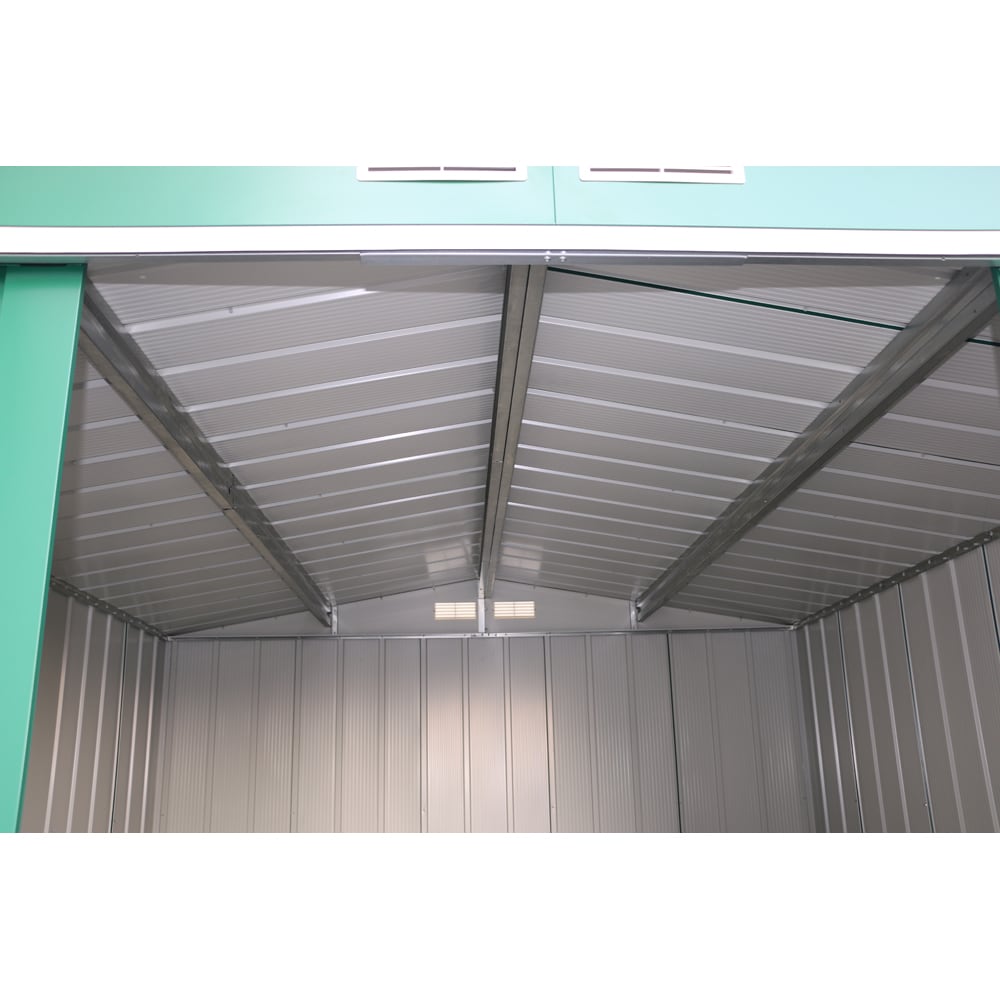 Casuta gradina DURAMAX Eco 10X12, otel, 322.1 x 362.7 x 196.1 cm, verde