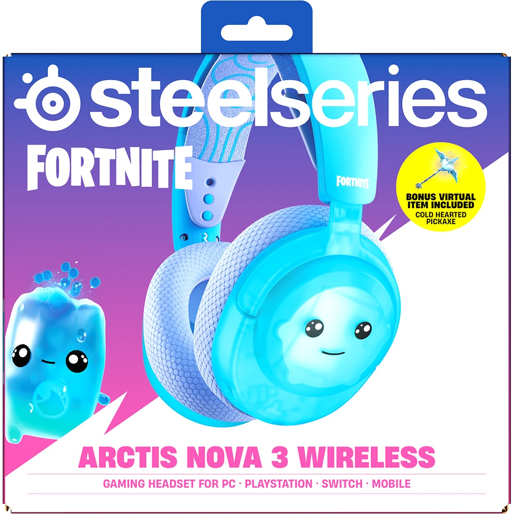 Casti Gaming Wireless STEELSERIES Arctis Nova 3 PC, surround, Fortnite
