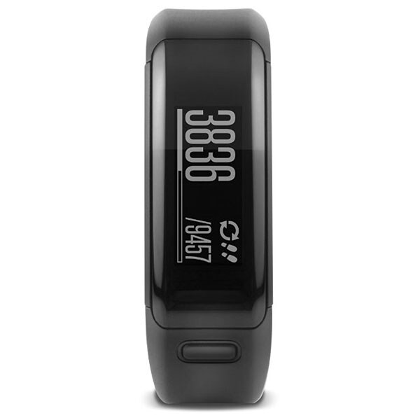Bratara fitness GARMIN Vivosmart HR, Android/iOS, silicon, negru