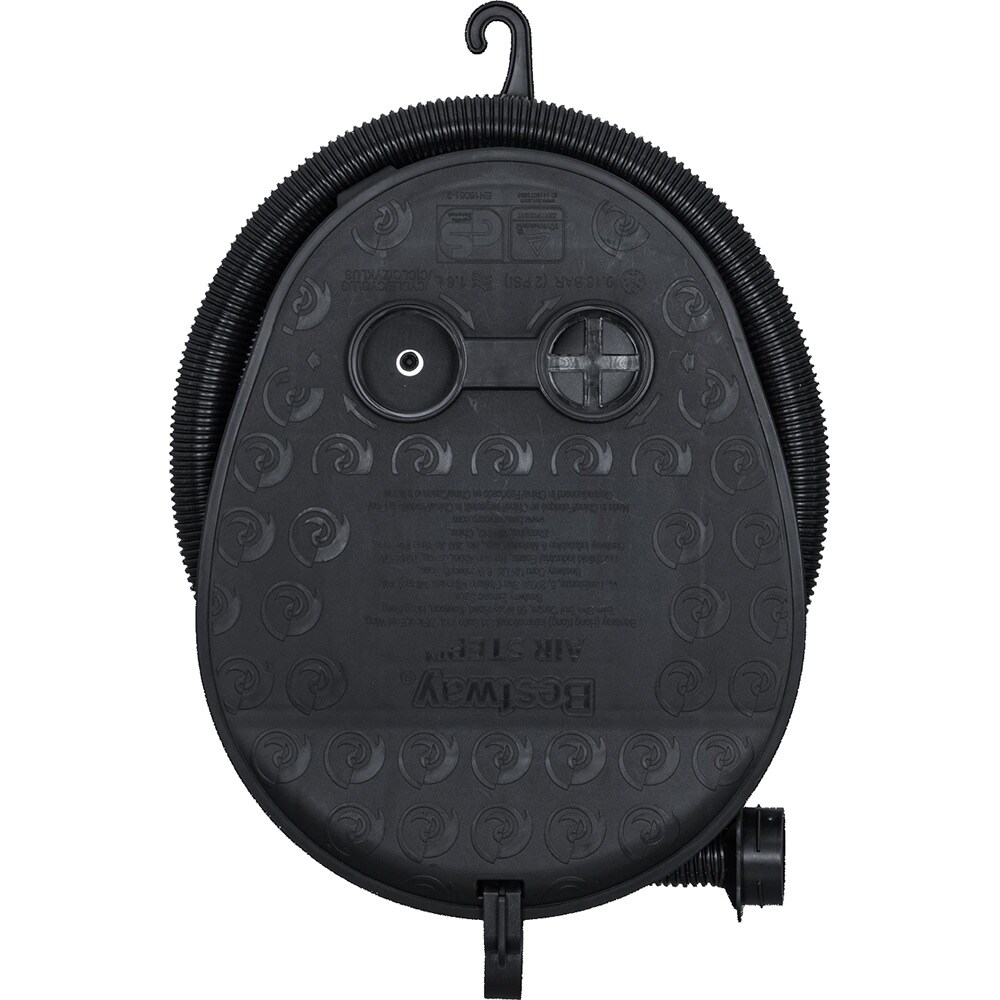 Pompa de picior BESTWAY Air Step, 1.6l, 3 adaptori de valva, plastic, negru/albastru