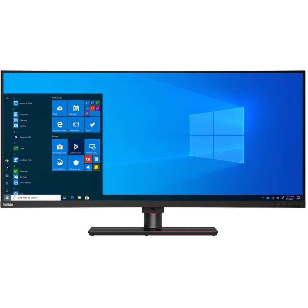 Monitor curbat WLED IPS LENOVO ThinkVision P40w-20, 39.7", WUHD, 75Hz, HDR10, webcam, negru
