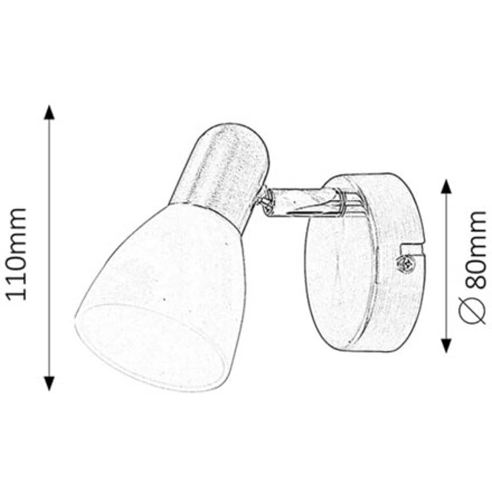 Spot RABALUX Soma, E14, 1x40W, crom