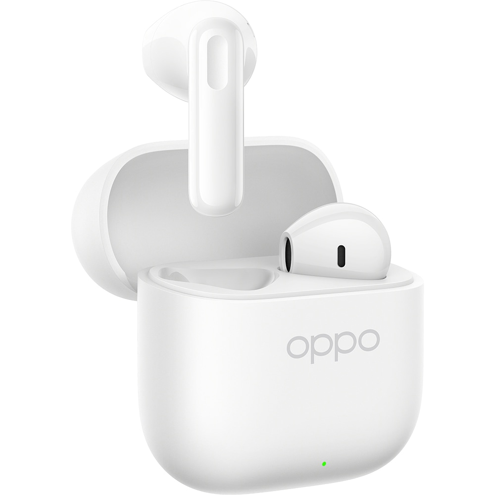 Casti OPPO Enco Buds3, True Wireless, Bluetooth, In-Ear, Snow White