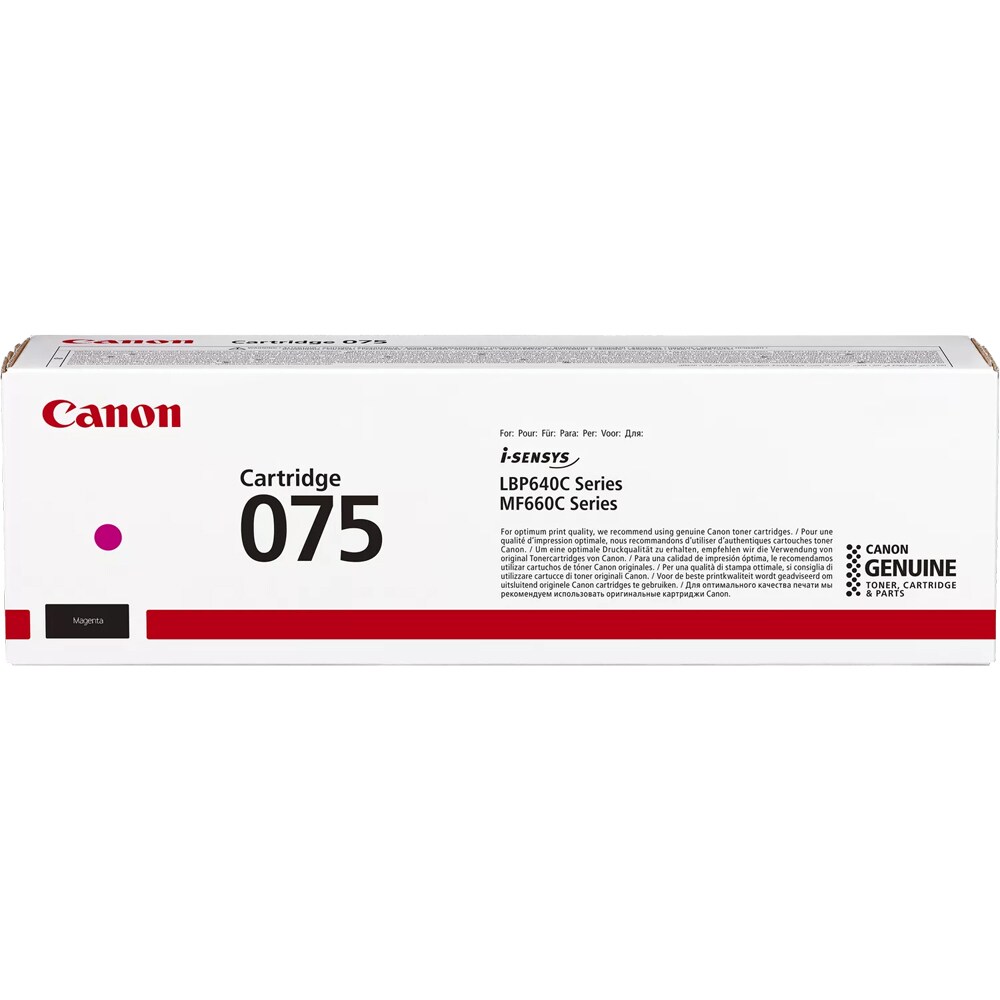 Toner original CANON 075M, magenta