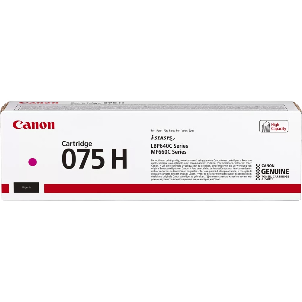 Toner original CANON 075HM, magenta